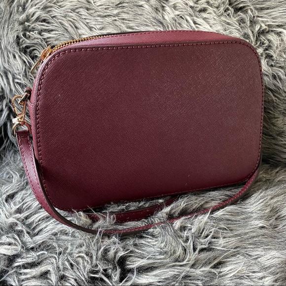 NWT authentic MK leather crossbody merlot - Picture 3 of 8